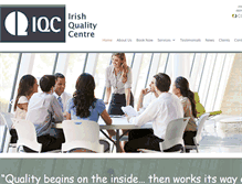 Tablet Screenshot of iqc.ie
